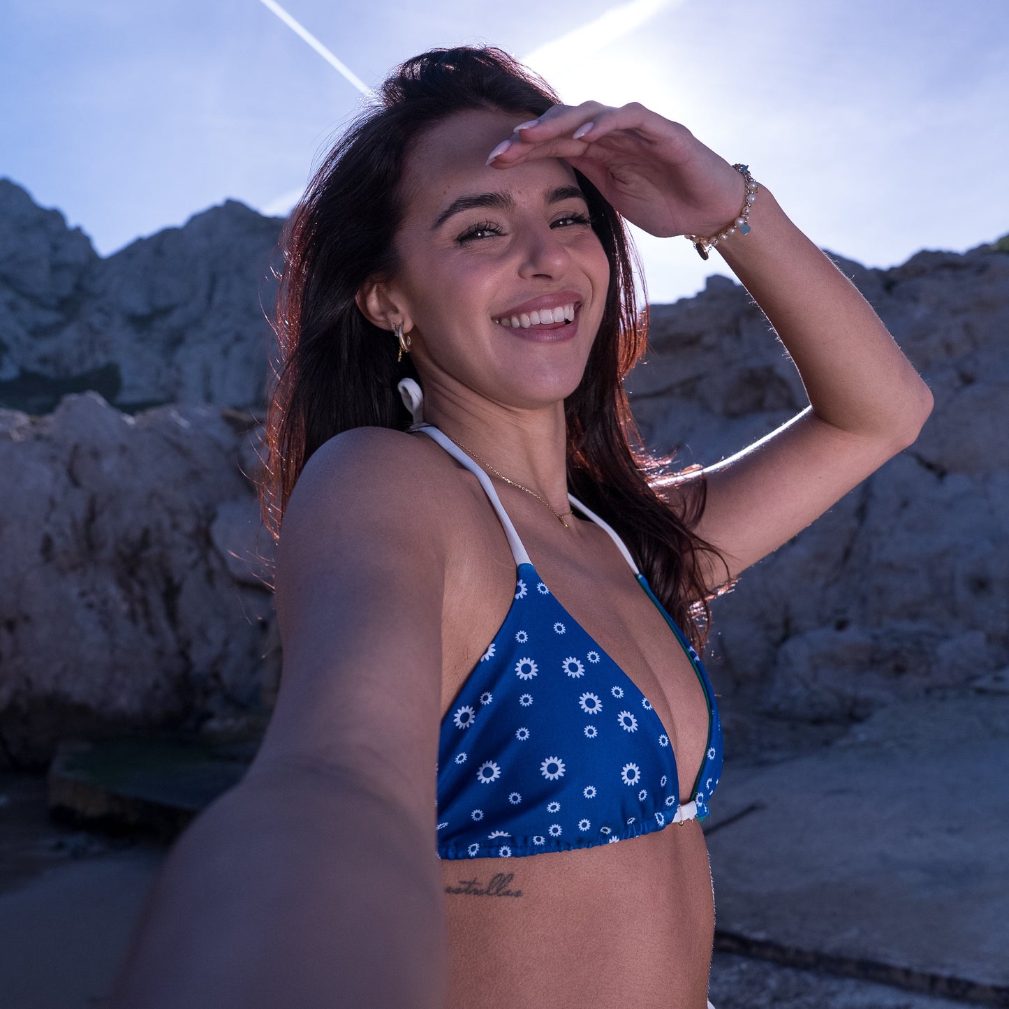 APHRODITE - Haut de maillot triangle réversible